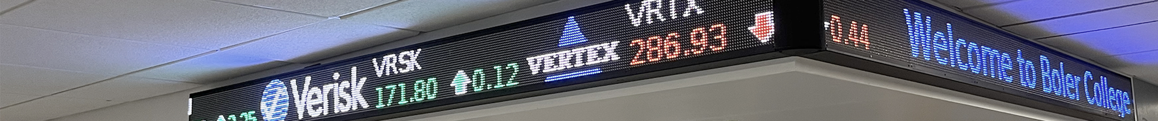 Stock ticker